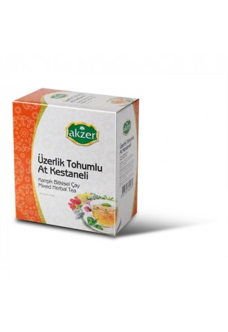 Akzer Üzerlik Tohumlu At Kestaneli Çay 60 Poşet
